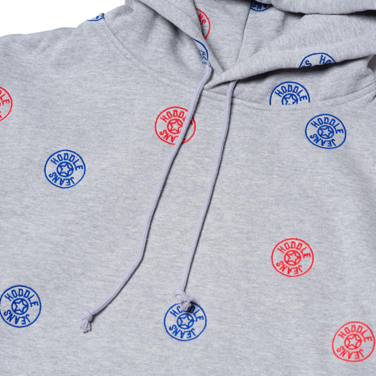 Hoddle Jeans Dot Logo Hoodie - Grey image 2