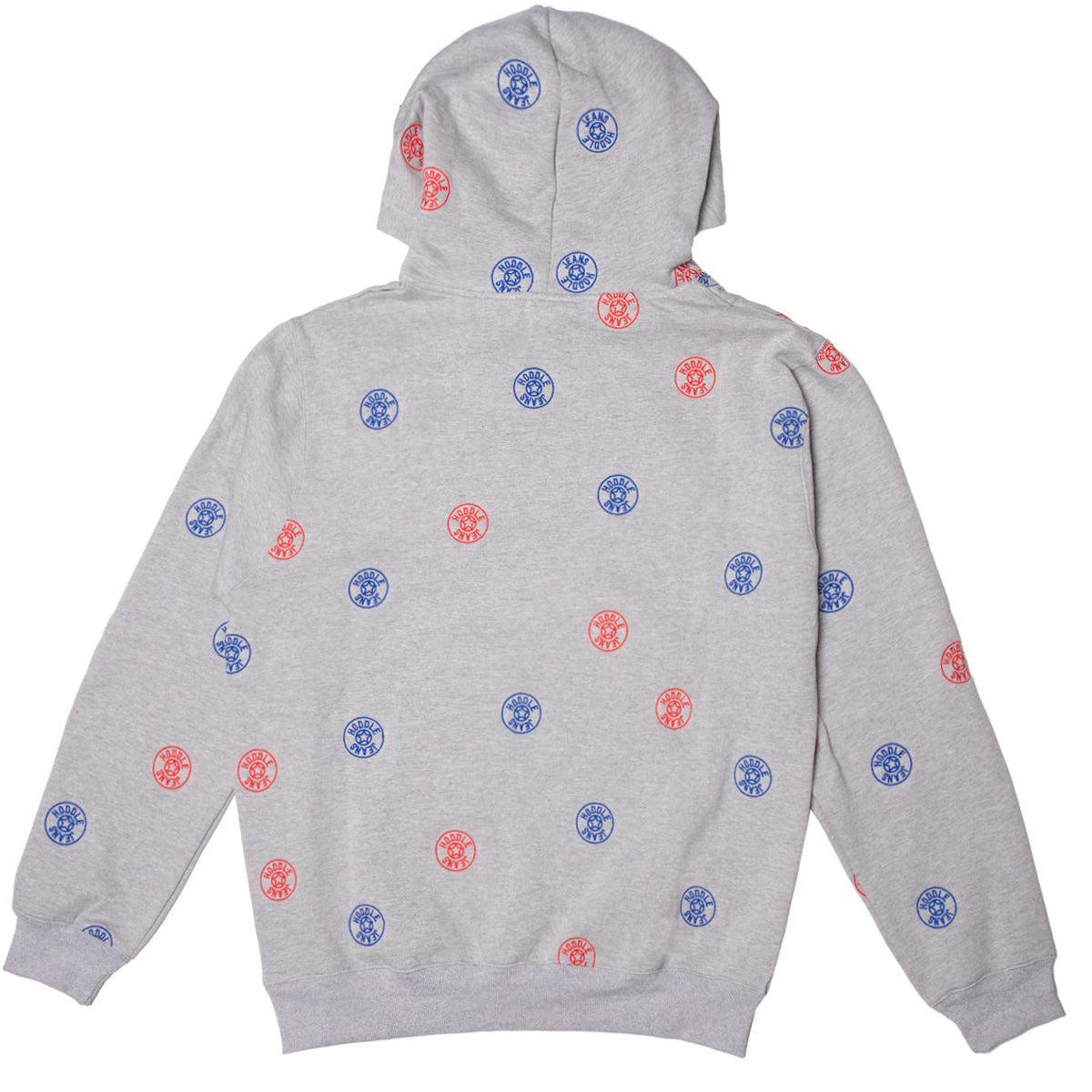 Hoddle Jeans Dot Logo Hoodie - Grey image 3