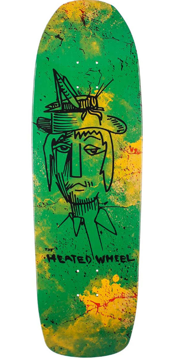 The Heated Wheel Grasshopper Guy Skateboard Deck - 9.50