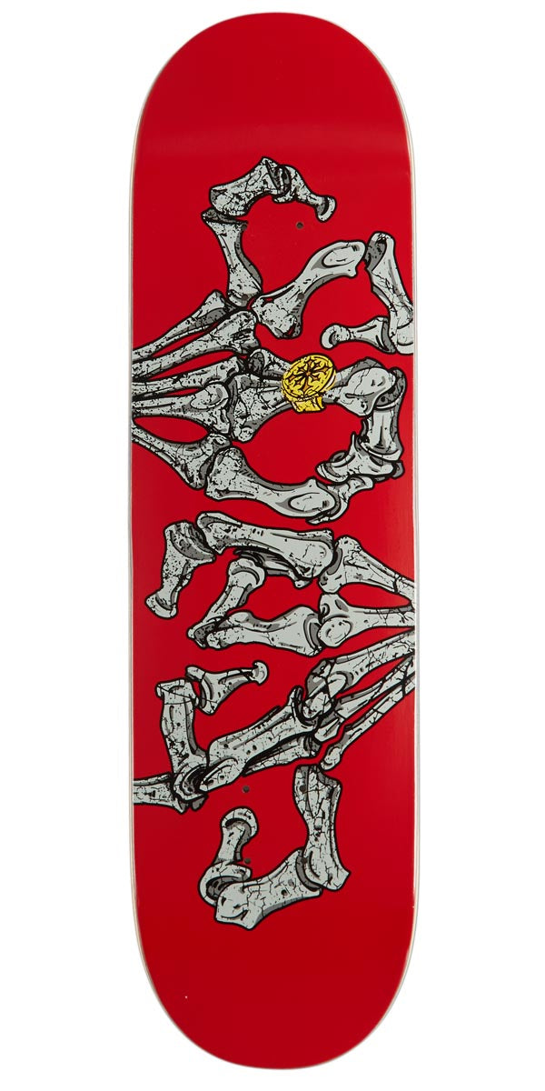 Disorder Hands Chaos Skateboard Deck - Red - 8.38