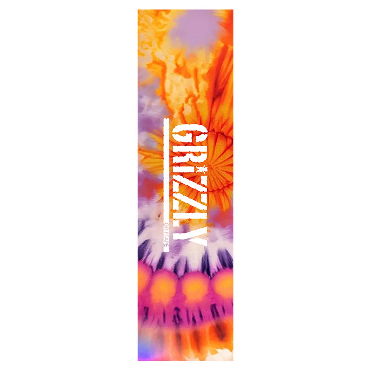 Grizzly Tie Dye Stamp Grip tape - Orange/Purple image 1