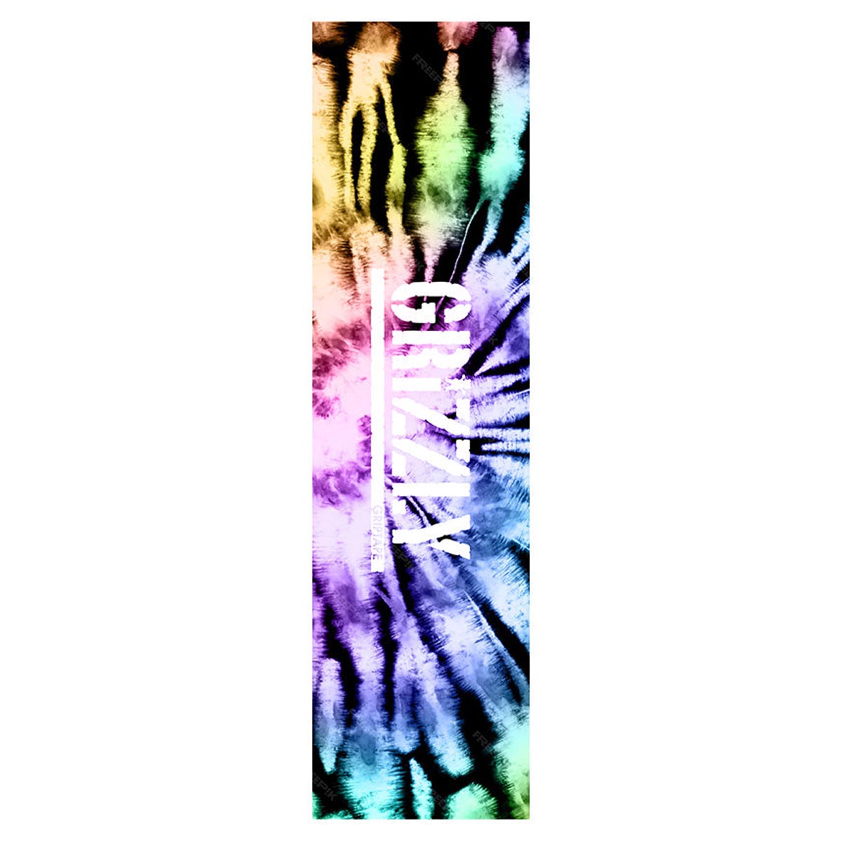 Grizzly Tie Dye Stamp Grip tape - Black/Purple image 1