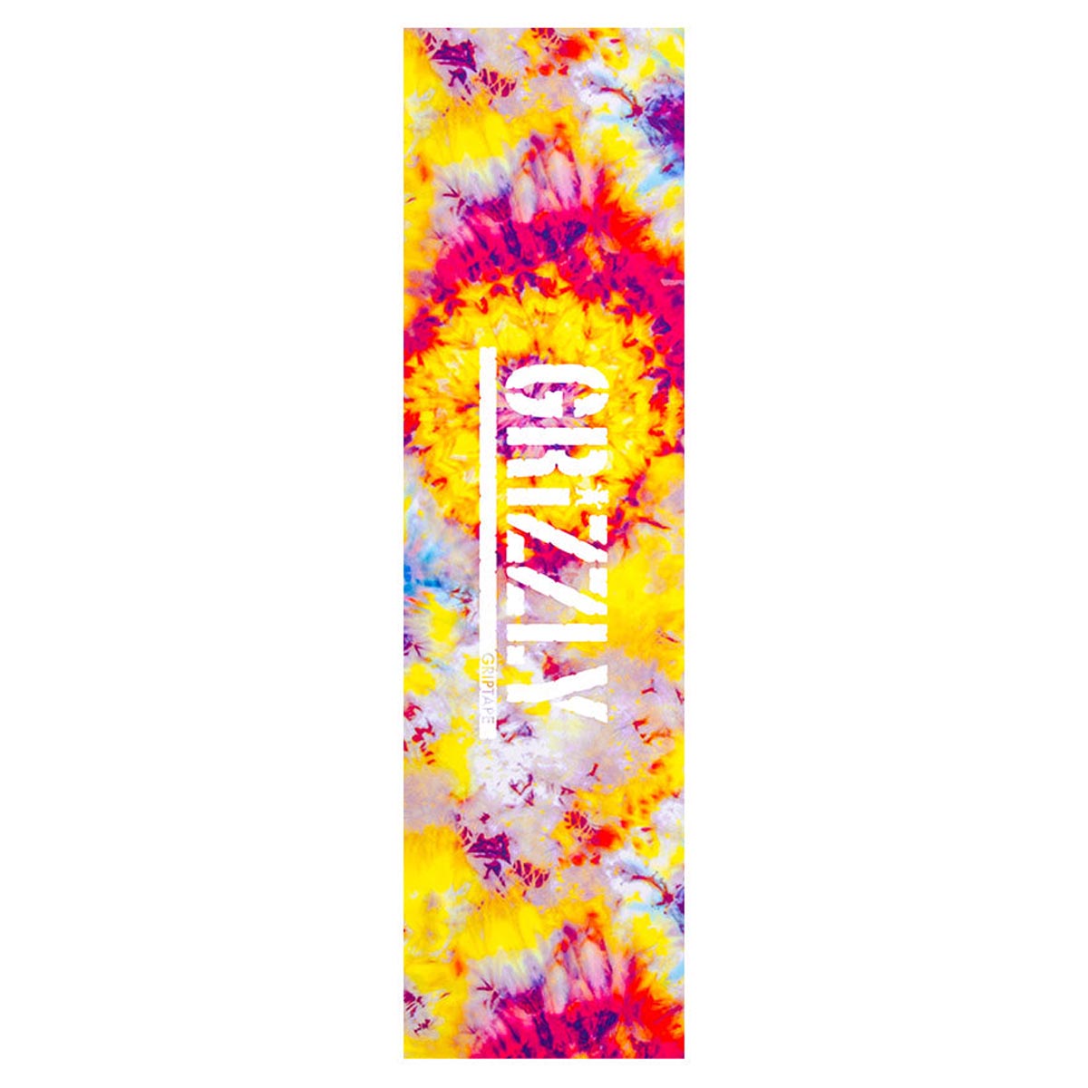 Grizzly Tie Dye Stamp Grip tape - Yellow/Purple image 1