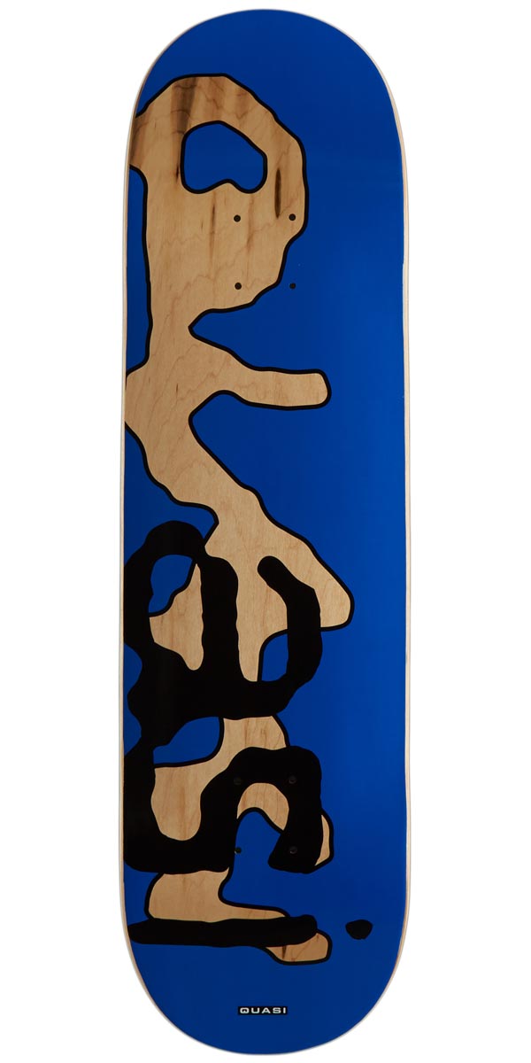 Quasi Lowercase Skateboard Deck - Blue - 8.625