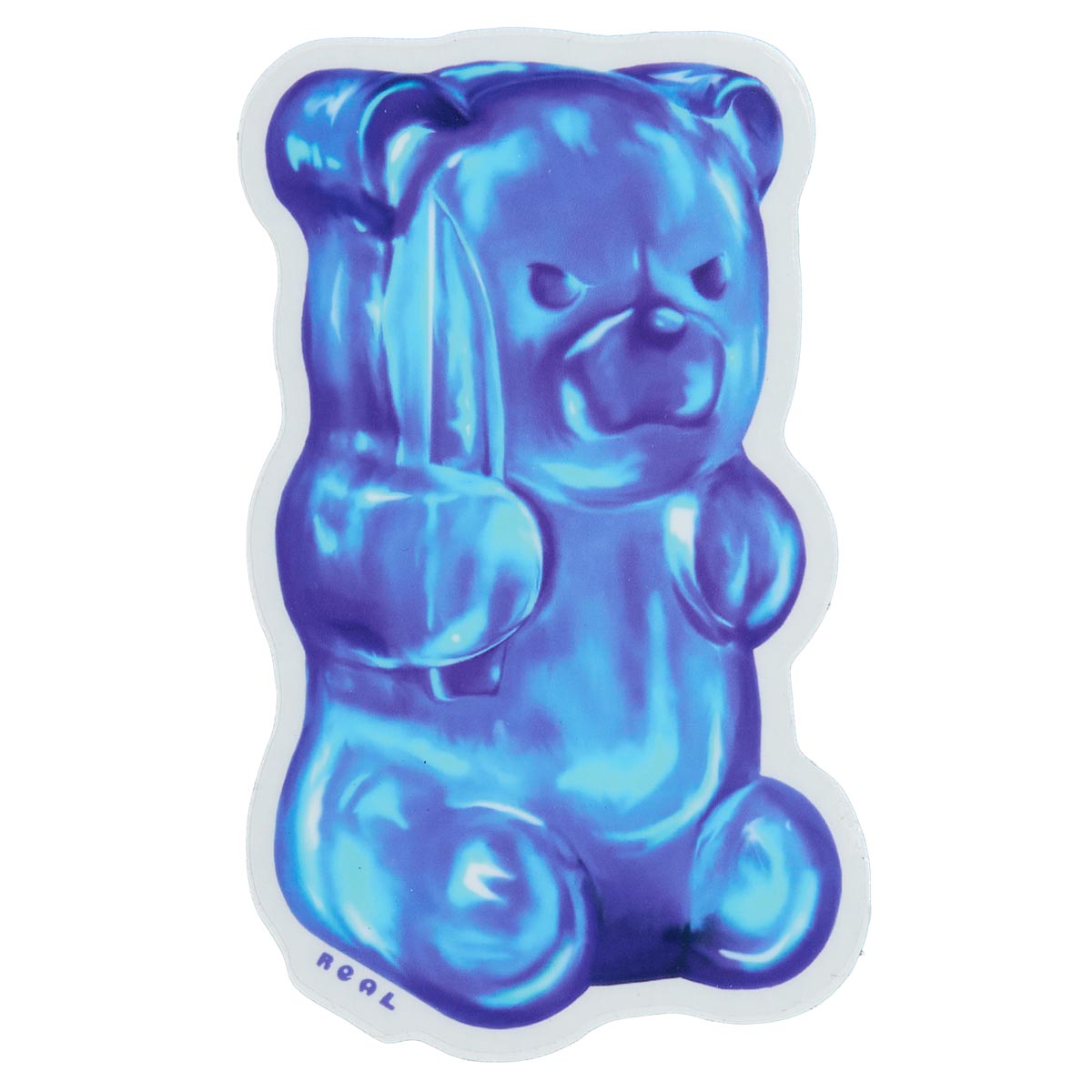 Real Fun Bear MD Sticker - Blue image 1