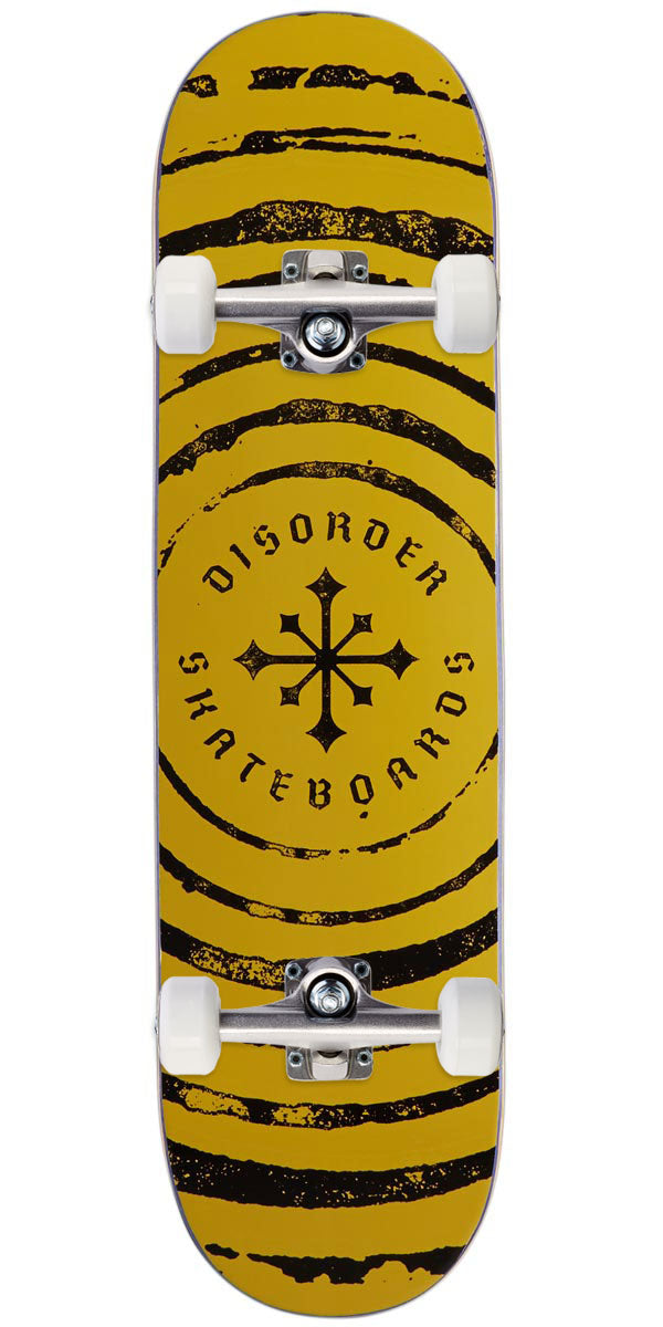 Disorder Spun Skateboard Complete - Yellow - 8.00