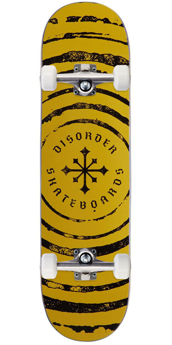 Disorder Spun Skateboard Complete - Yellow - 8.12