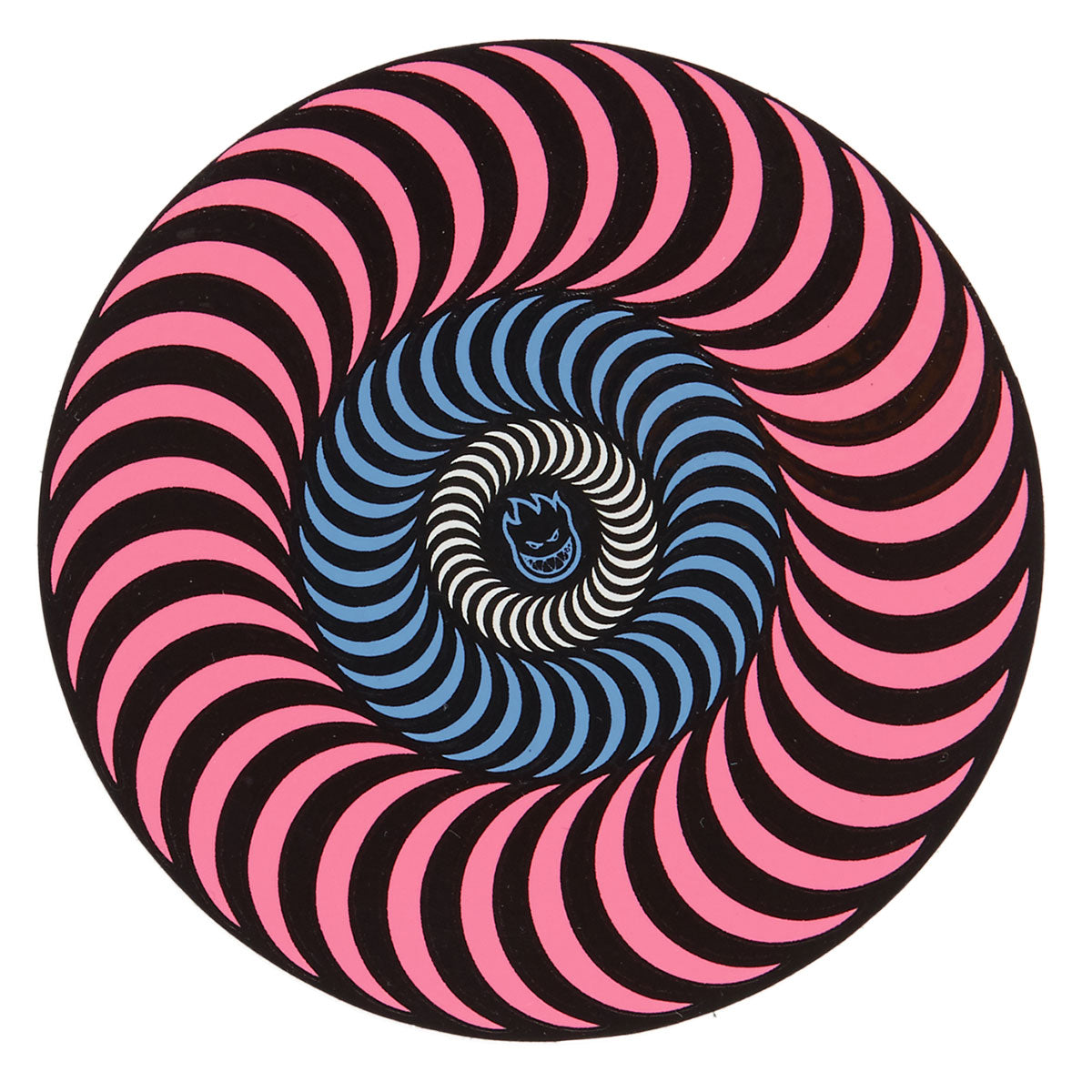 Spitfire Tri-Color Swirl Bighead Sticker - Pink - 4