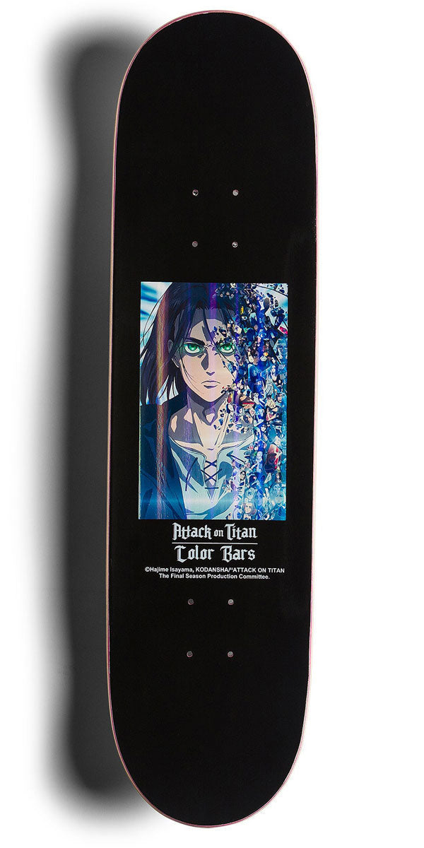 Color Bars x Attack On Titan Battle 2 Deck Set Skateboard Complete - 8.25