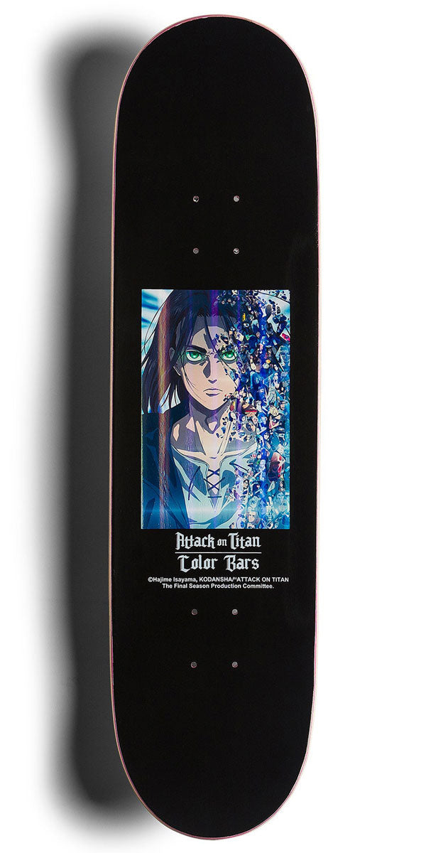 Color Bars x Attack On Titan Blasted Skateboard Complete - 8.25