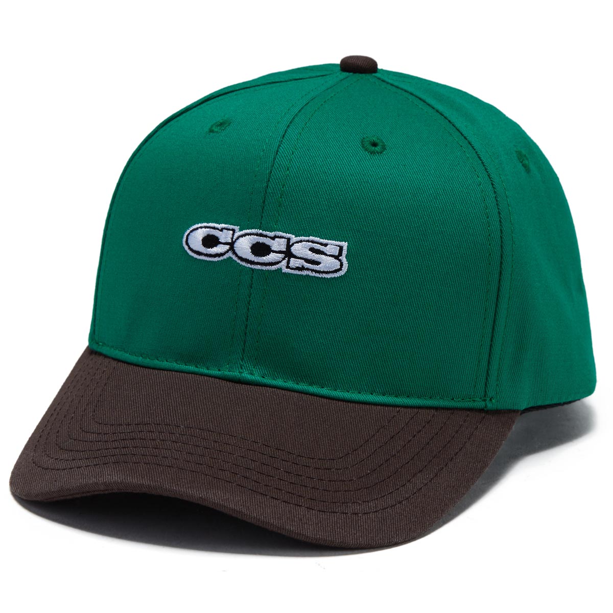 CCS Icon Snapback Hat - Green/Brown image 1