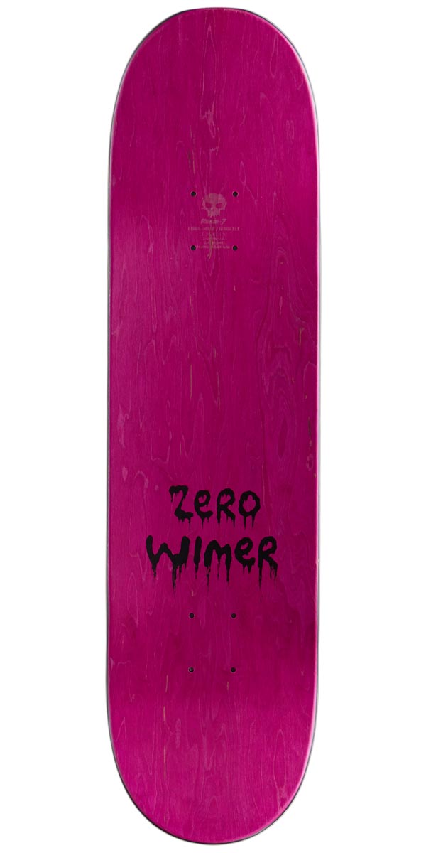 Zero Springfield Horror Wimer Skateboard Deck - 8.25