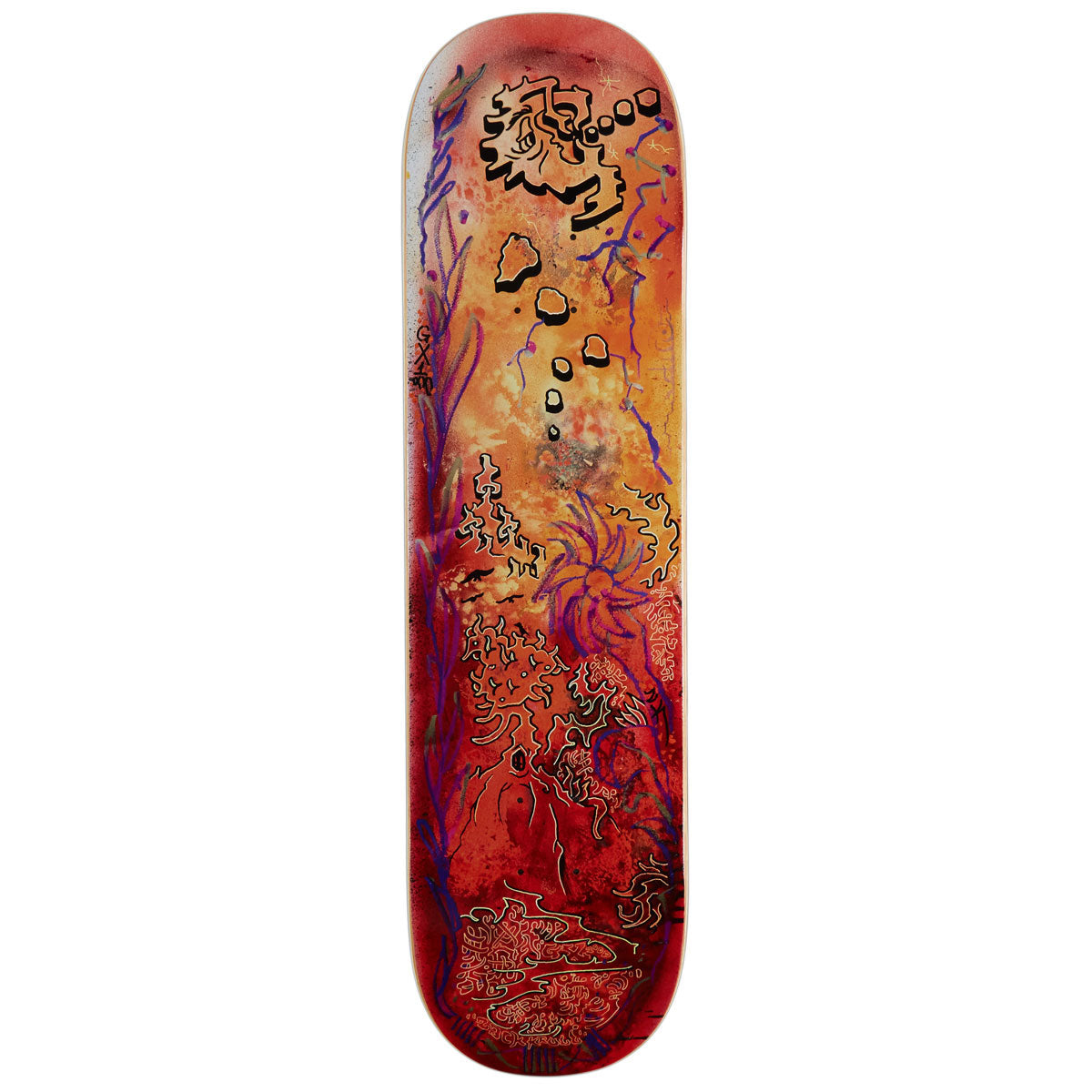 GX1000 Seeing Sherbert Krull Skateboard Deck - 8.25