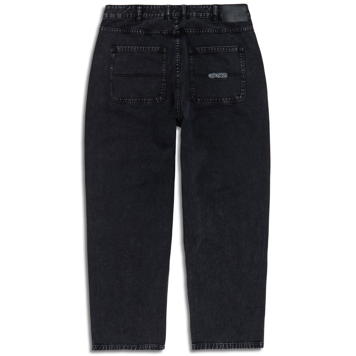 CCS Baggy Taper Denim Jeans - Acid Black image 2