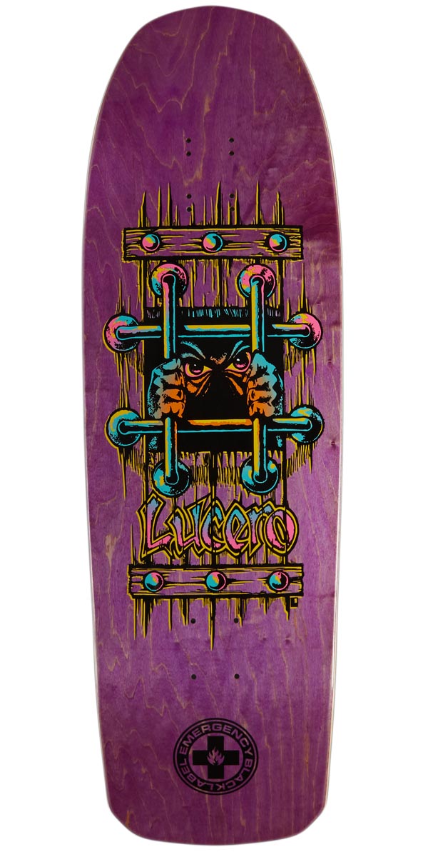 Black Label John Lucero OG Bars Cross Shape Skateboard Deck - 10.00