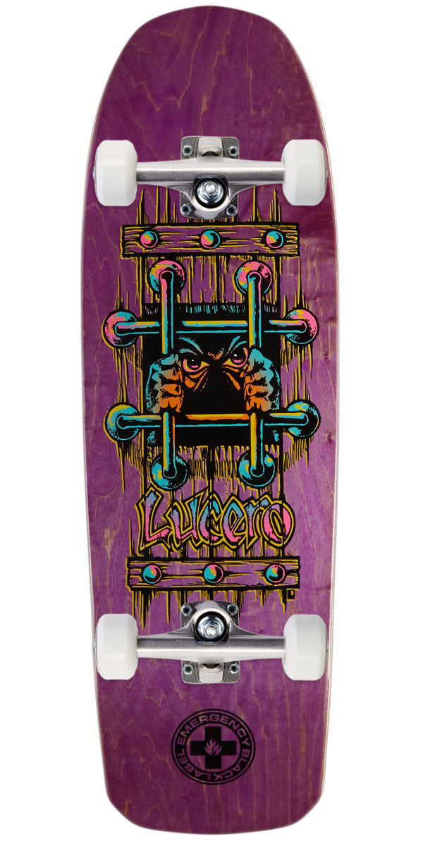 Black Label John Lucero OG Bars Cross Skateboard Complete - 10.00