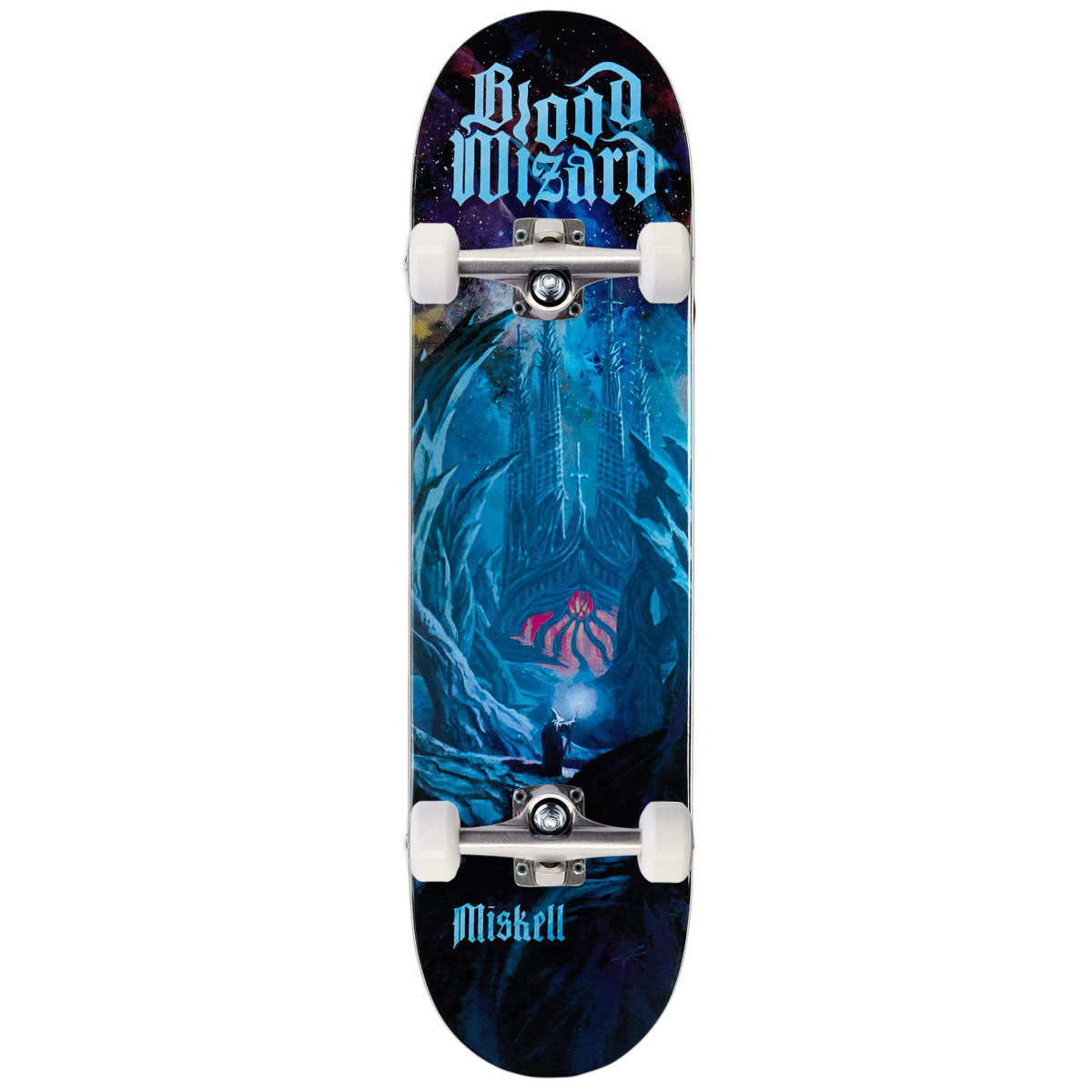 Blood Wizard Outer Realms Miskell Skateboard Complete - 8.38