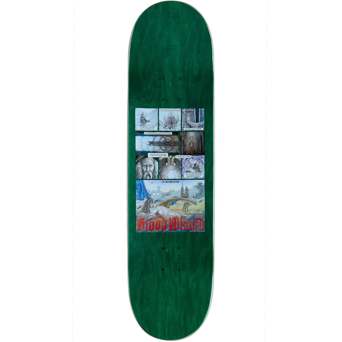 Blood Wizard Outer Realms Skateboard Complete - 8.50