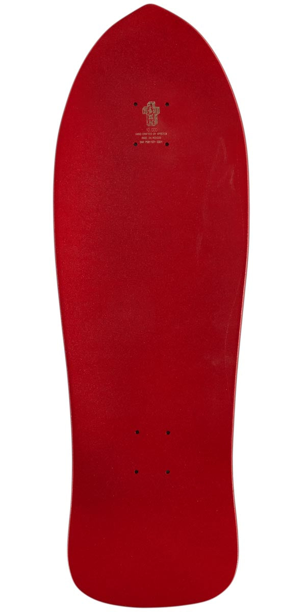 Dogtown Punk Skull Reissue Skateboard Deck - Red Flake Full Dip - 10.125