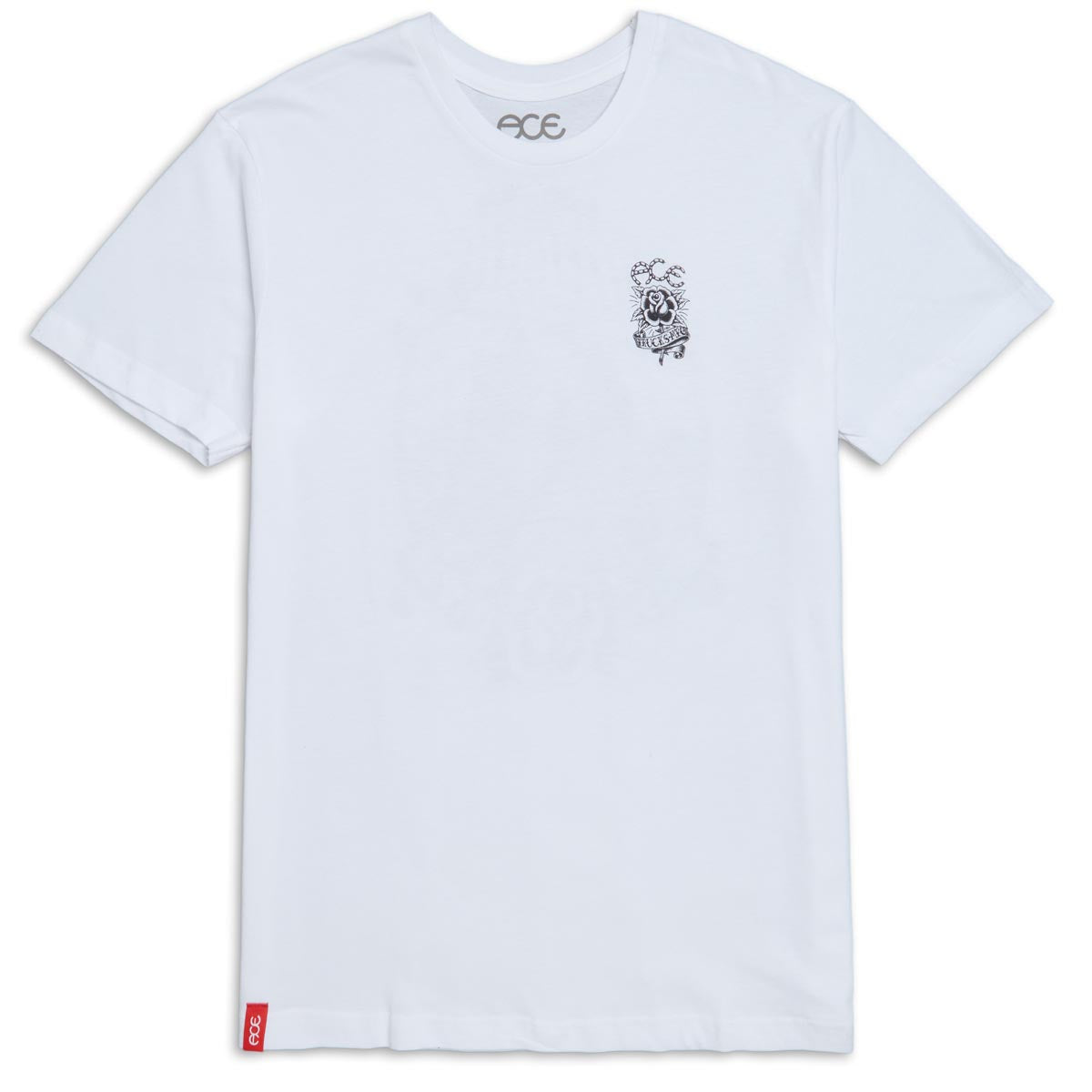 Ace Tattoo Pocket T-Shirt - White image 2