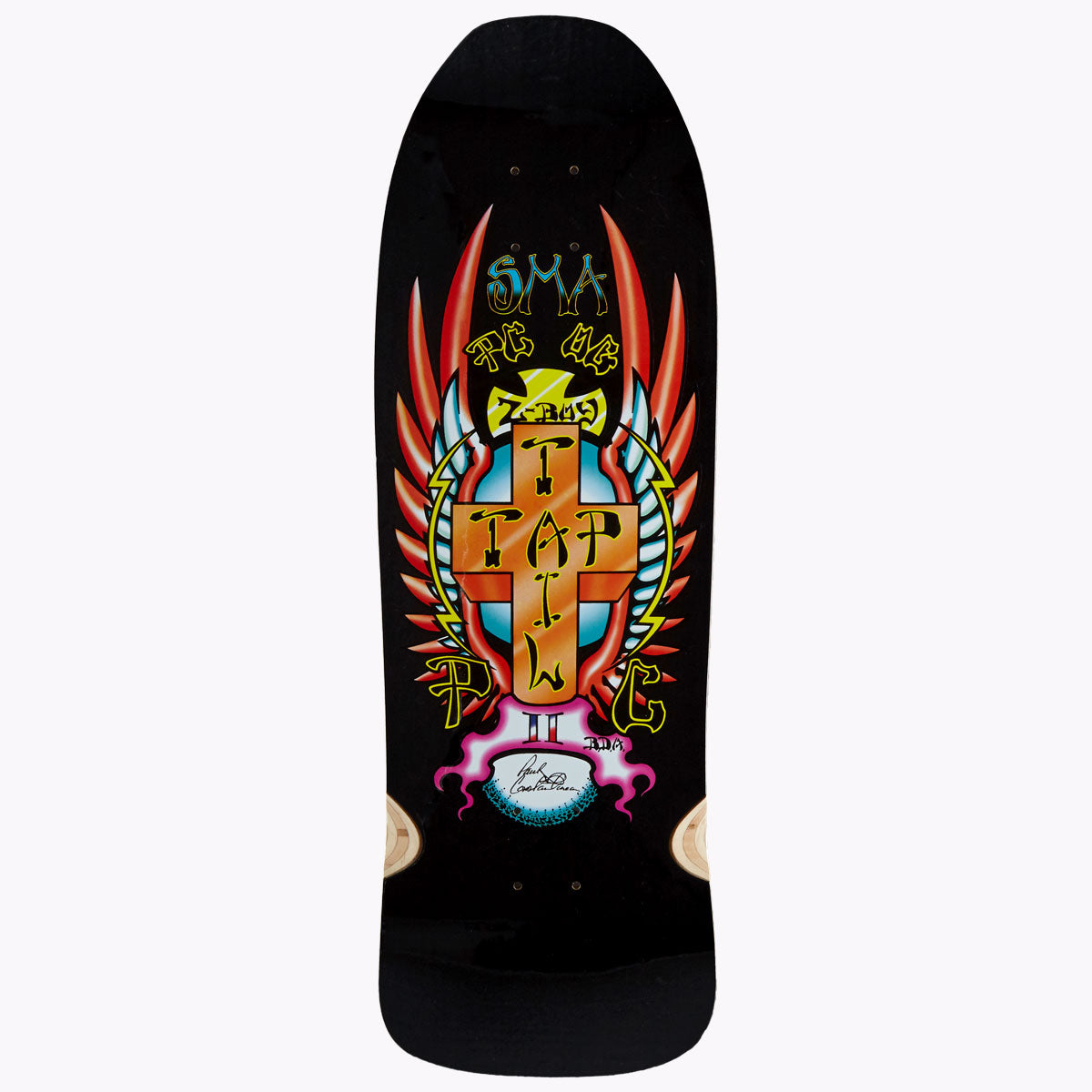 Santa Monica Airlines PC Skateboard Deck - Black Formica - 9.50