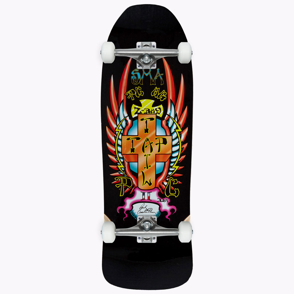 Santa Monica Airlines PC Skateboard Complete - Black Formica - 9.50