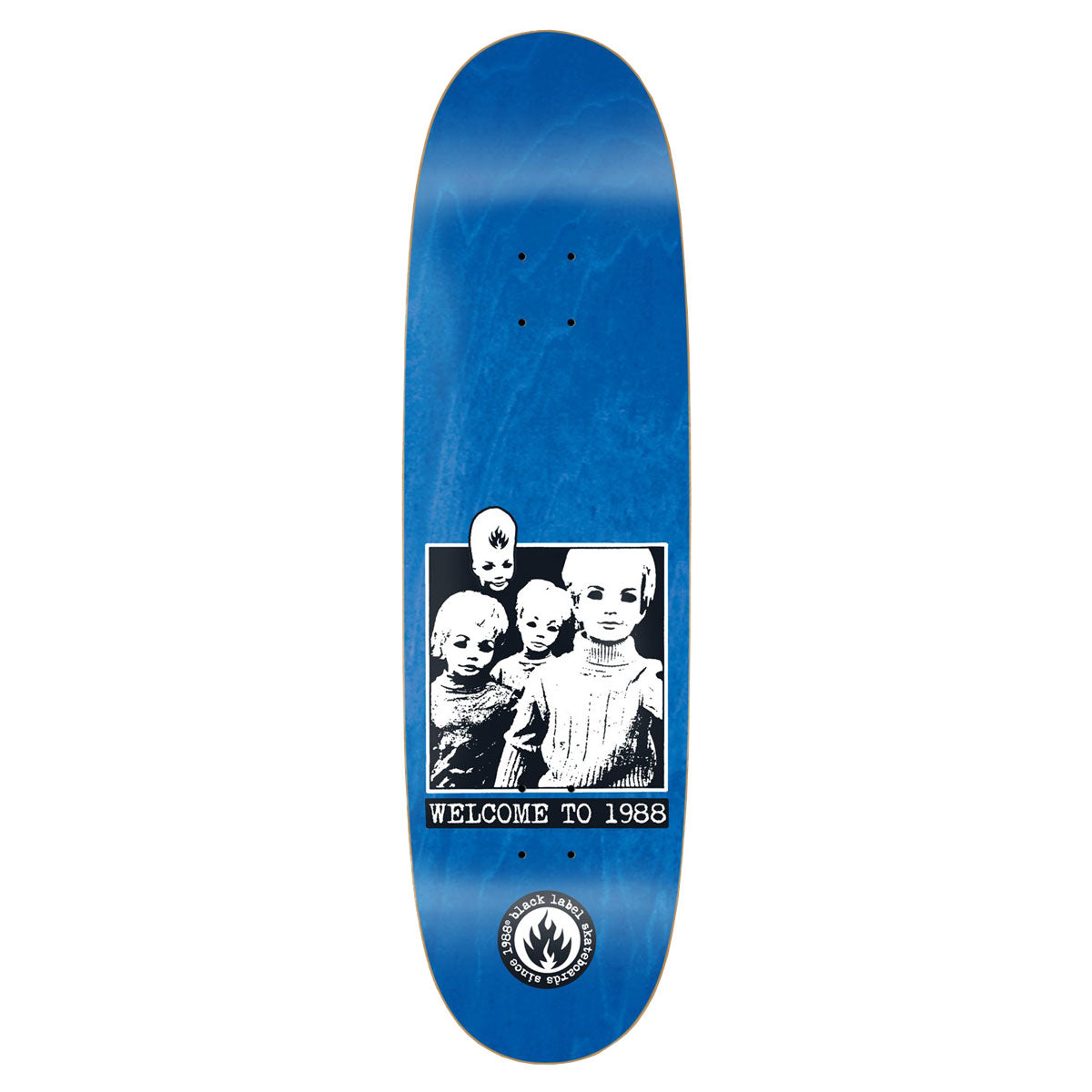 Black Label Welcome To 1988 Custom Egg Skateboard Deck - 9.00