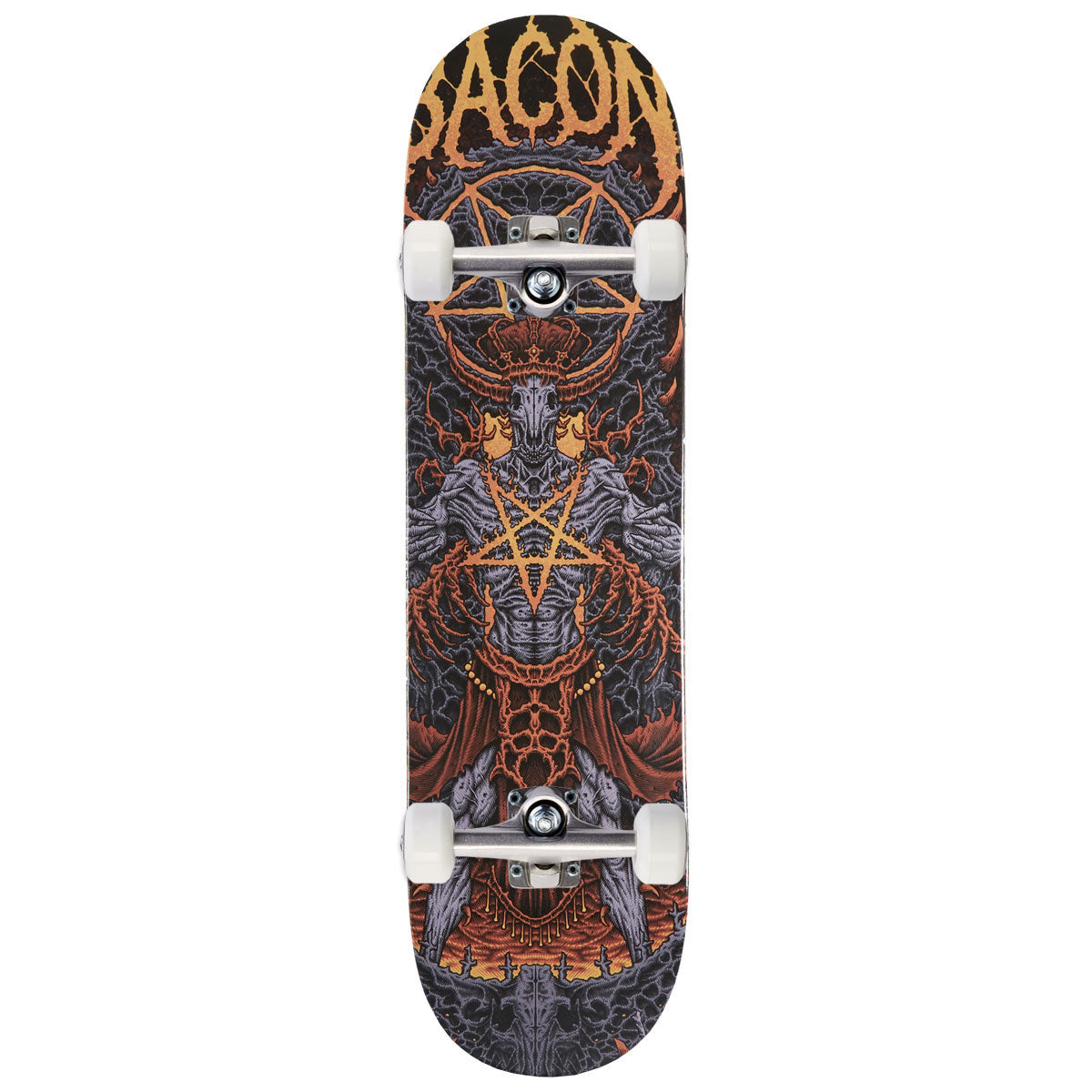 Bacon Metal Skateboard Complete - 8.25