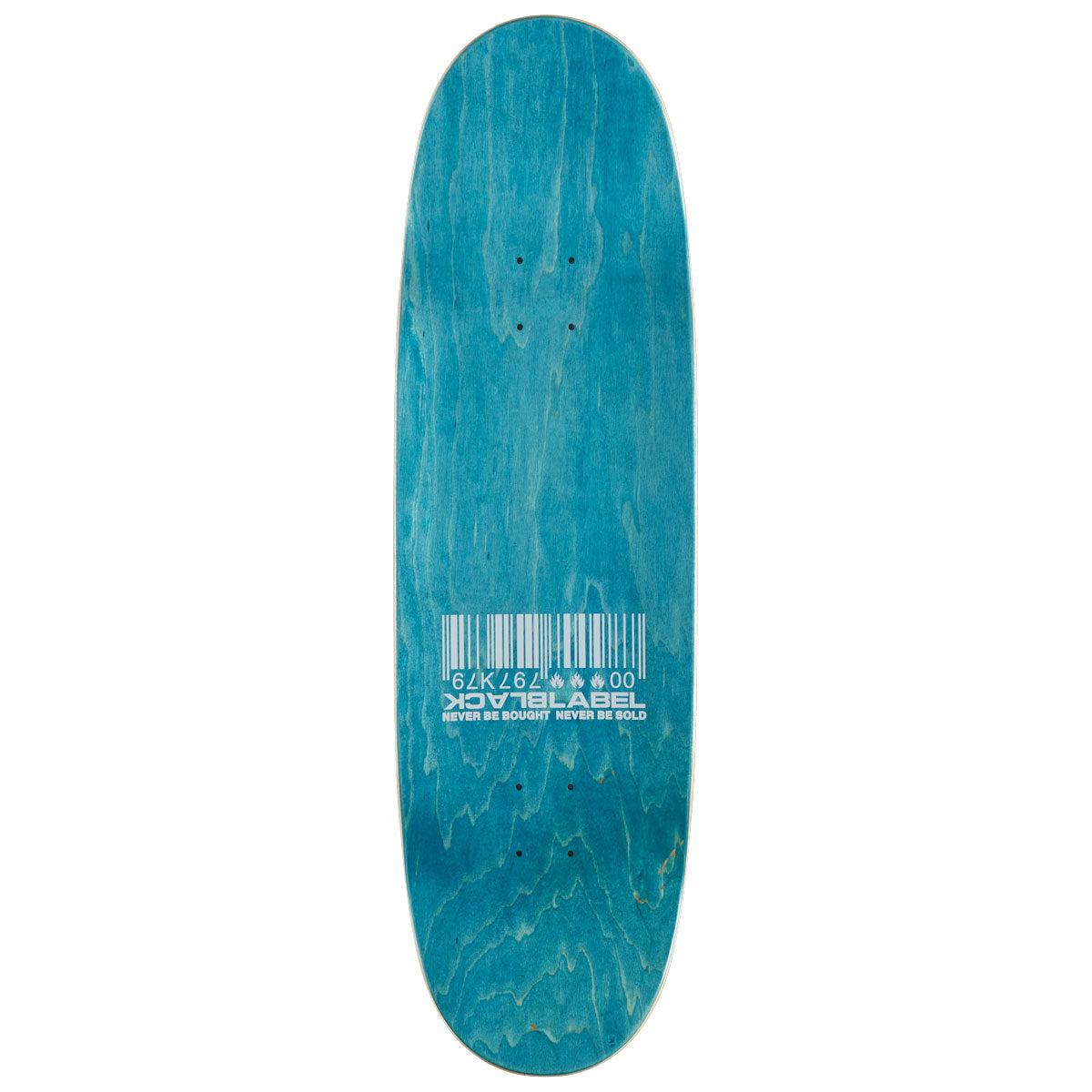 Black Label Shredded Barcode Egg Skateboard Complete - 9.50