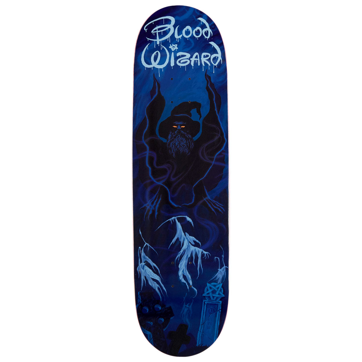 Blood Wizard Darktasia Knight On Beard Mountain Skateboard Deck - 9.00