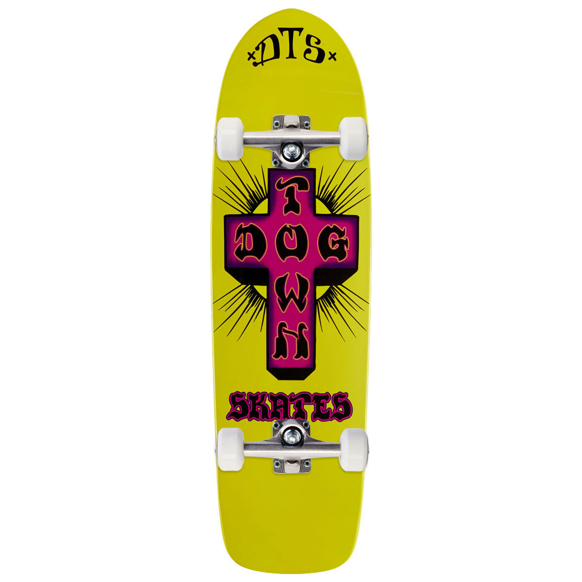 Dogtown Big Boy Skateboard Complete - Neon Yellow Dip - 9.045