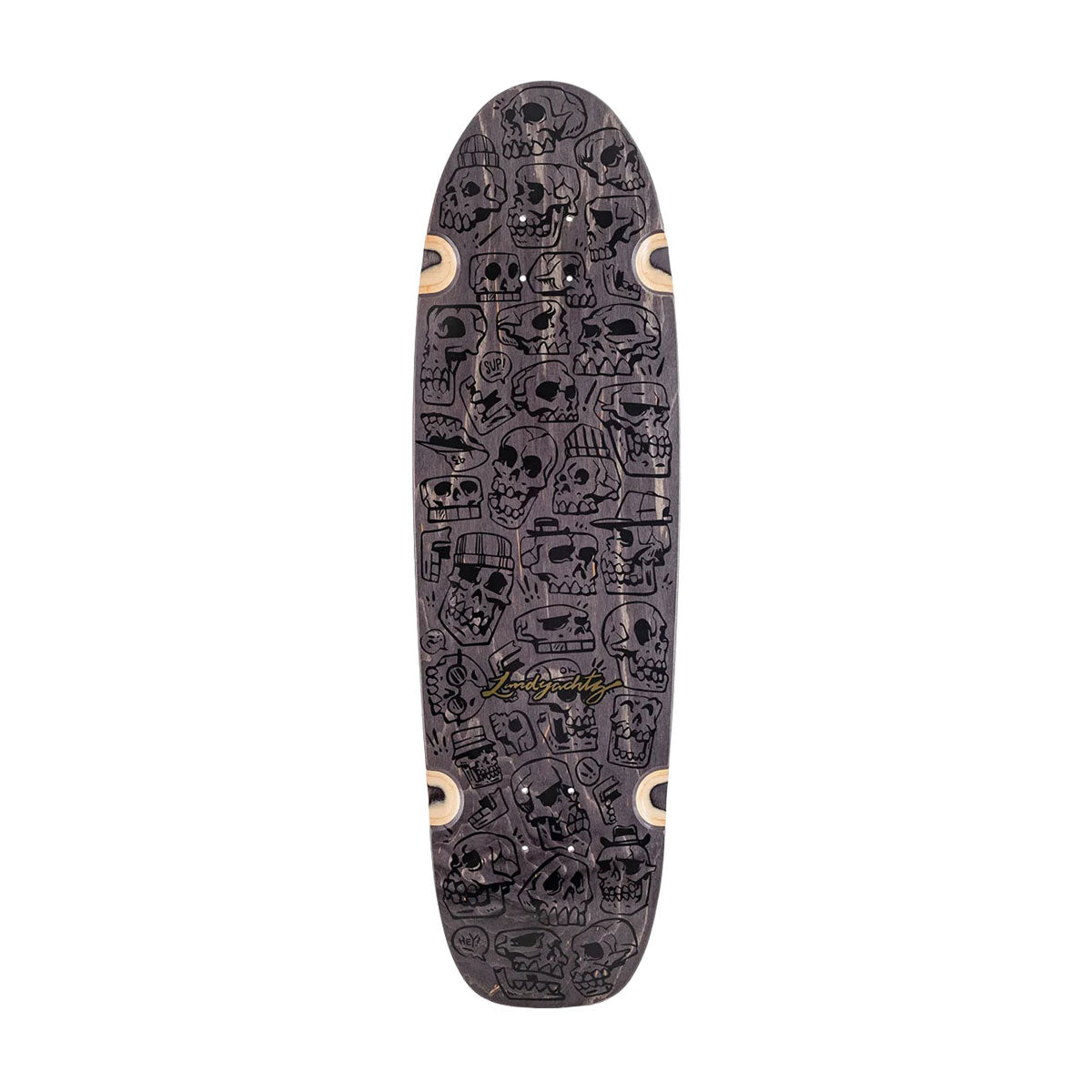 Landyachtz Schooner Skull Jam Longboard Deck image 1
