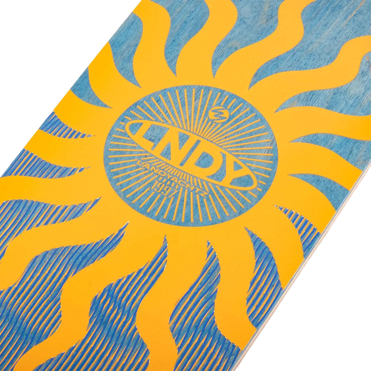Landyachtz Rally Kitty Sun Jam Longboard Cruiser Deck image 3