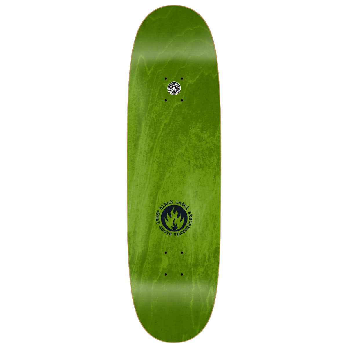 Black Label Thumbhead Torn Egg Skateboard Complete - Assorted Stains - 9.00