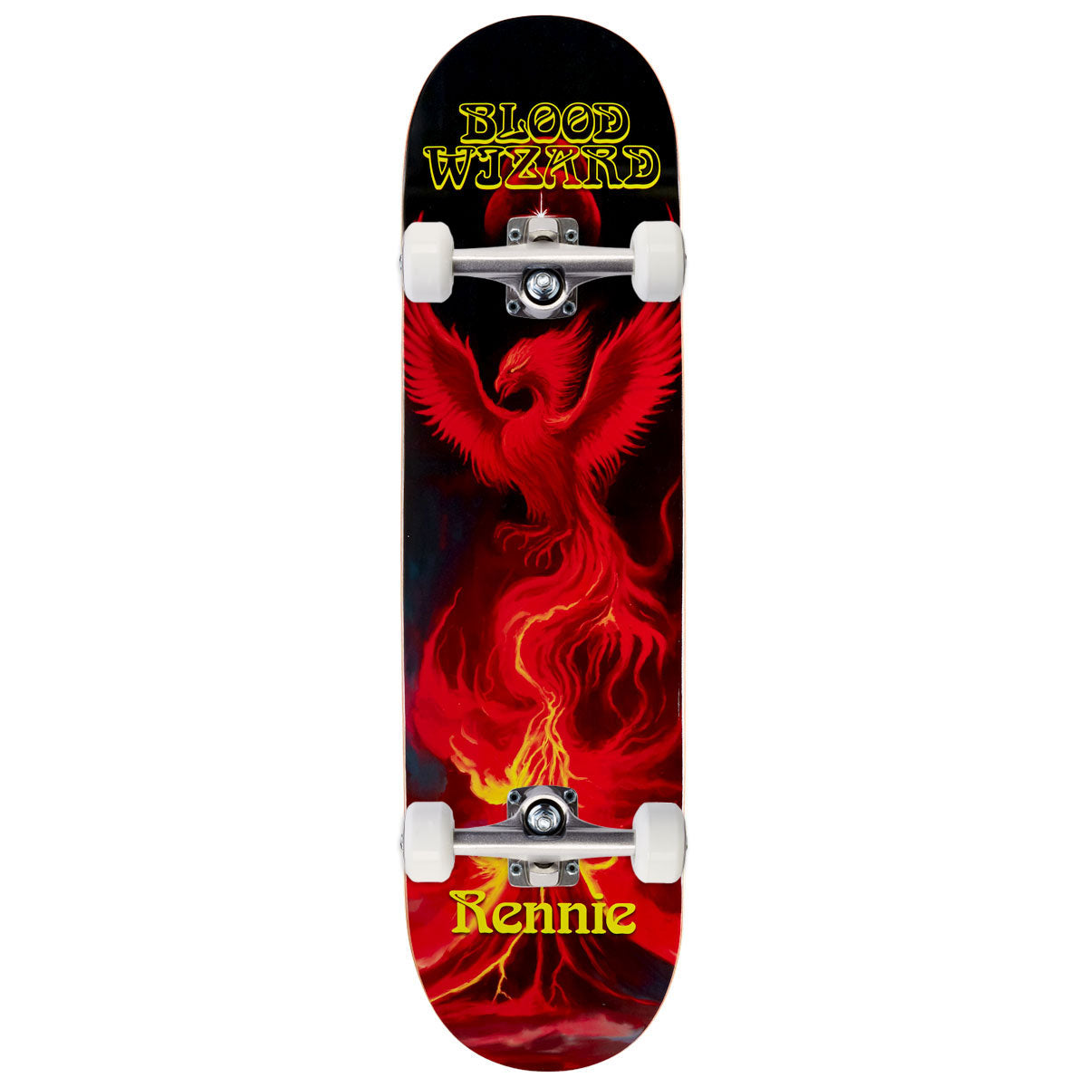 Blood Wizard Mythical Beings Rennie Pyre Skateboard Complete - 8.75