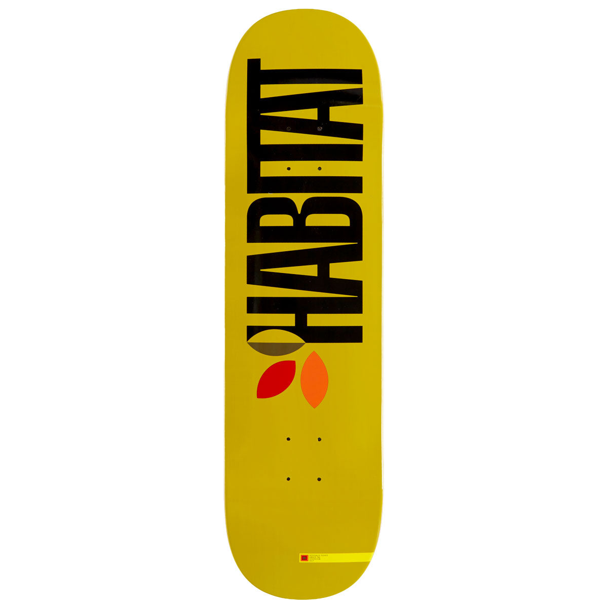 Habitat Apex Twin Skateboard Deck - Yellow - 8.50