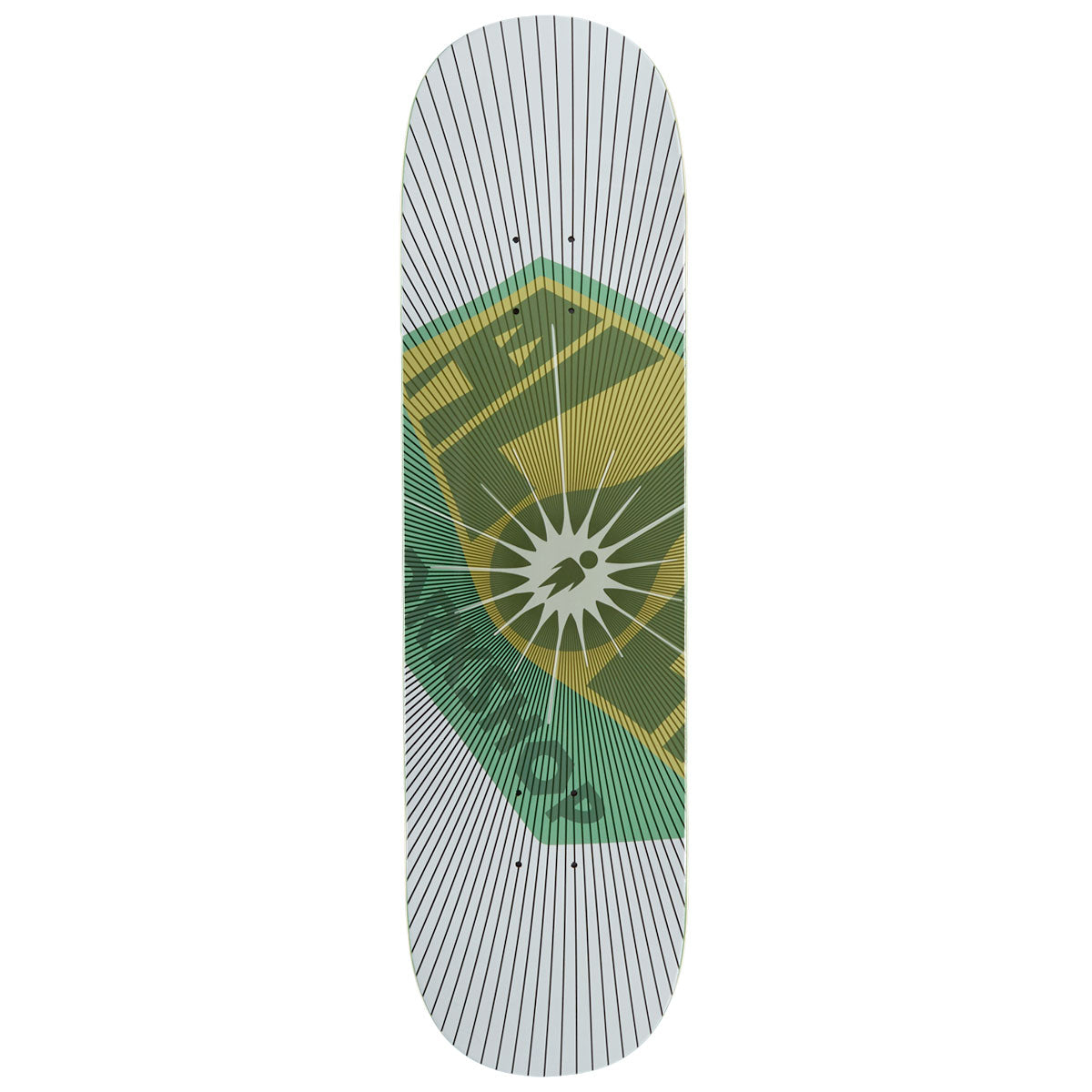 Alien Workshop OG Burst Skateboard Deck - White - 8.50