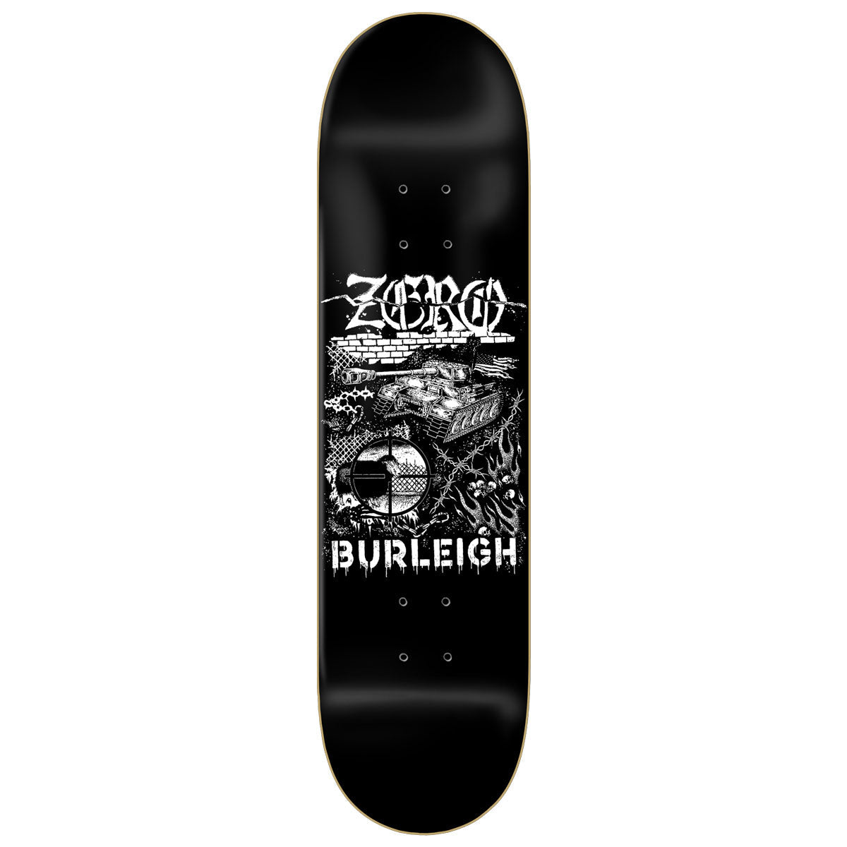 Zero Burleigh Black Sheep Skateboard Deck - 8.25