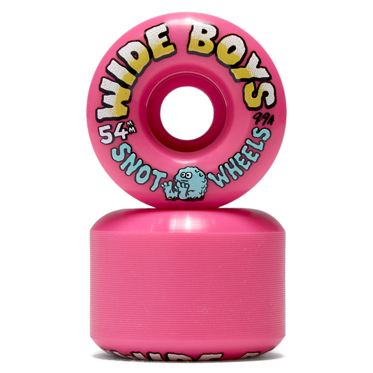 Snot Wide Boys 99a Skateboard Wheels - Pink - 54mm image 2