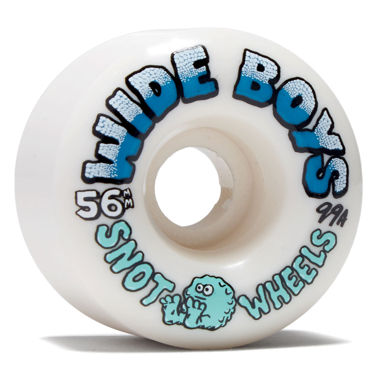 Snot Wide Boys 99a Skateboard Wheels - White - 56mm image 1