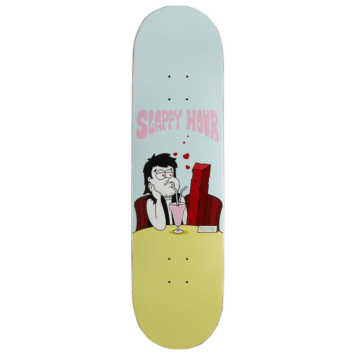 Yew x Poler Slappy Hour Skateboard Deck - 8.50