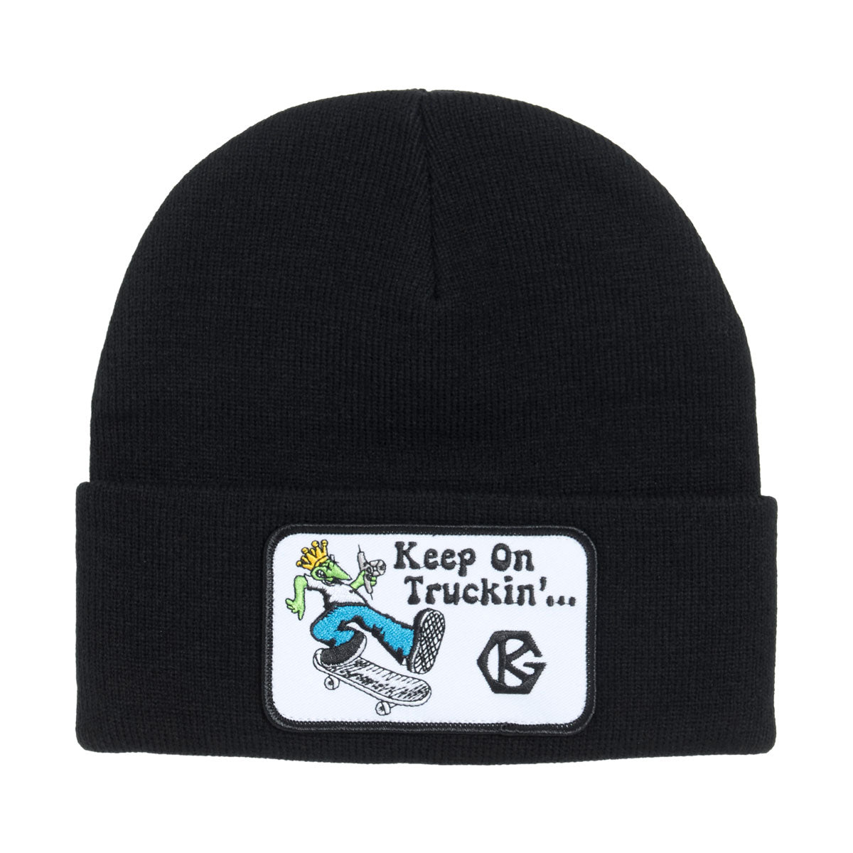 Grind King Keep On Truckin' Beanie - Black image 1
