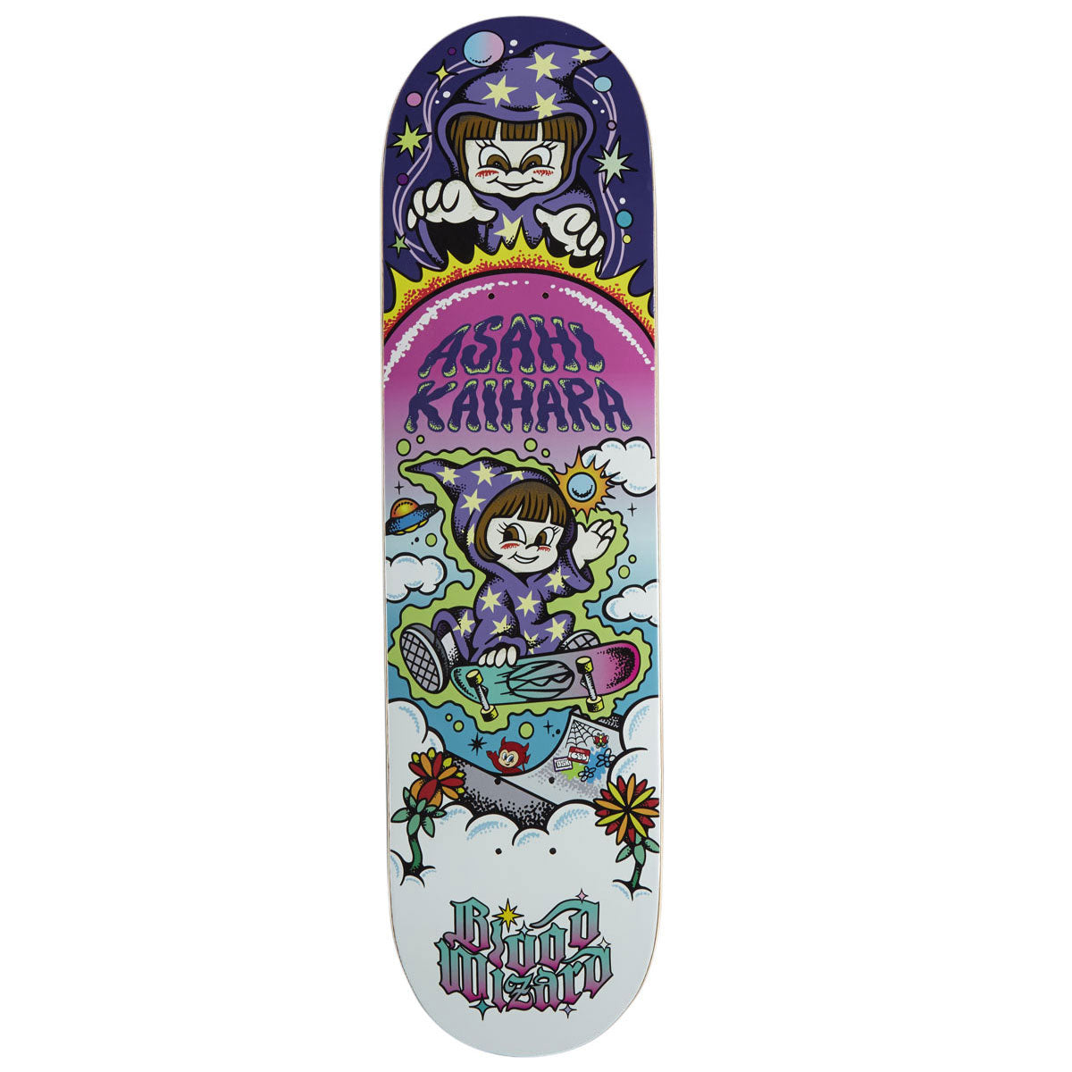Blood Wizard Asahi Wizard Skateboard Deck - 8.25
