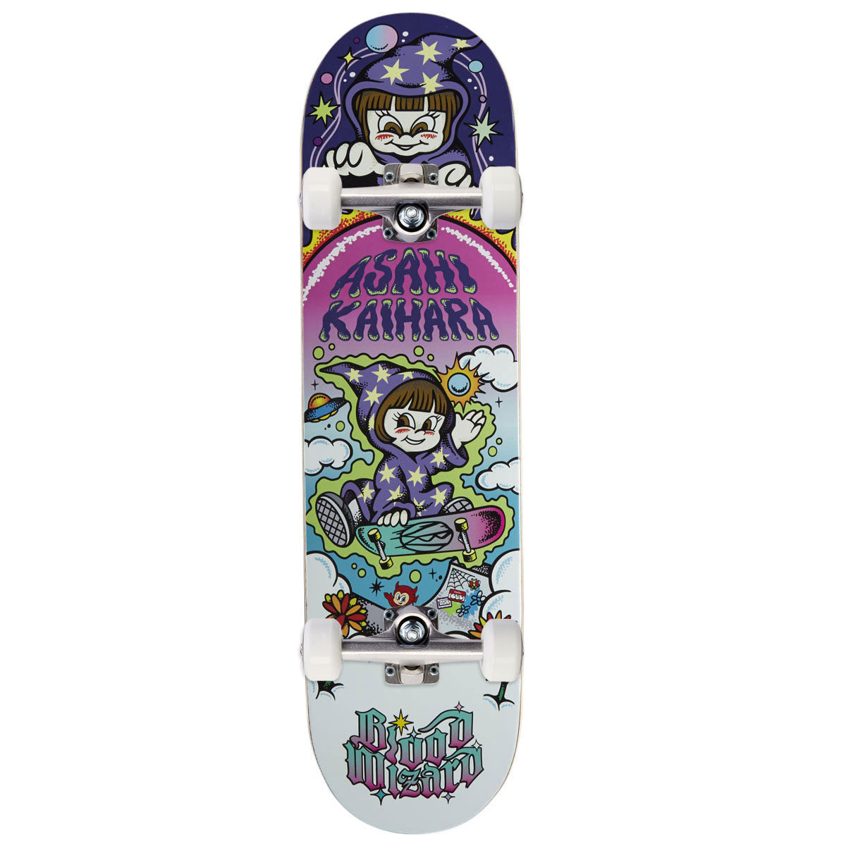Blood Wizard Asahi Wizard Skateboard Complete - 8.25