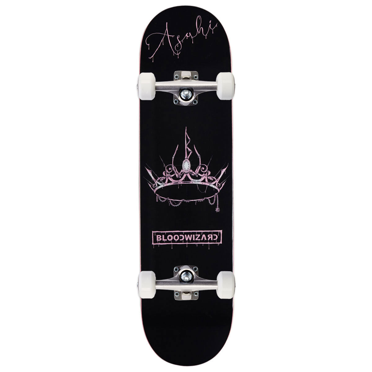 Blood Wizard Asahi Crown Skateboard Complete - 8.00
