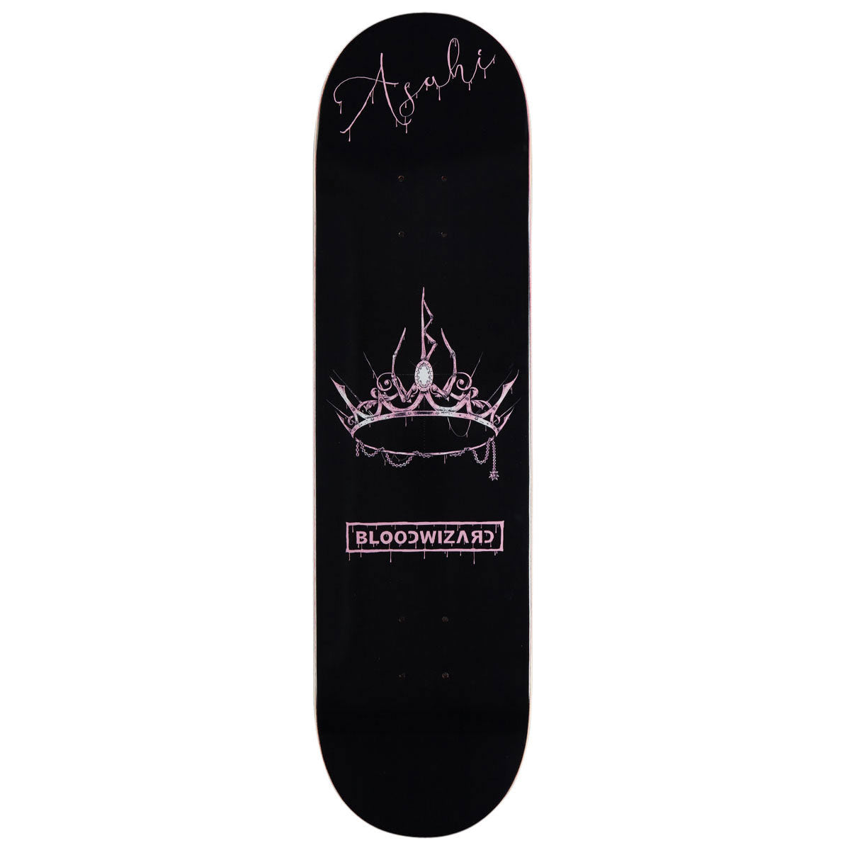 Blood Wizard Asahi Crown Skateboard Deck - 8.25