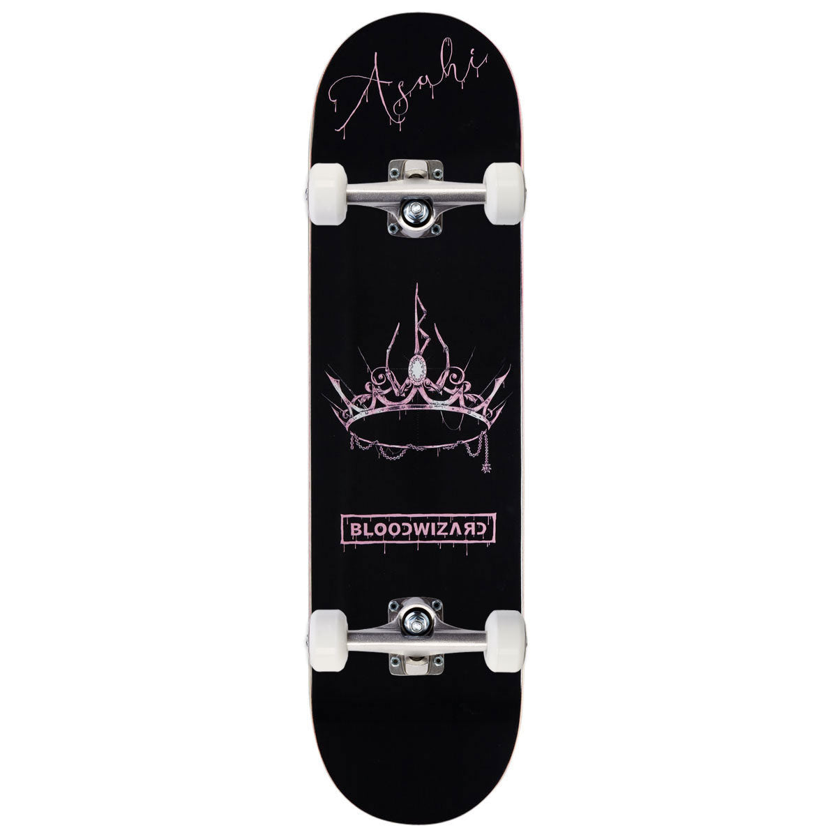 Blood Wizard Asahi Crown Skateboard Complete - 8.25