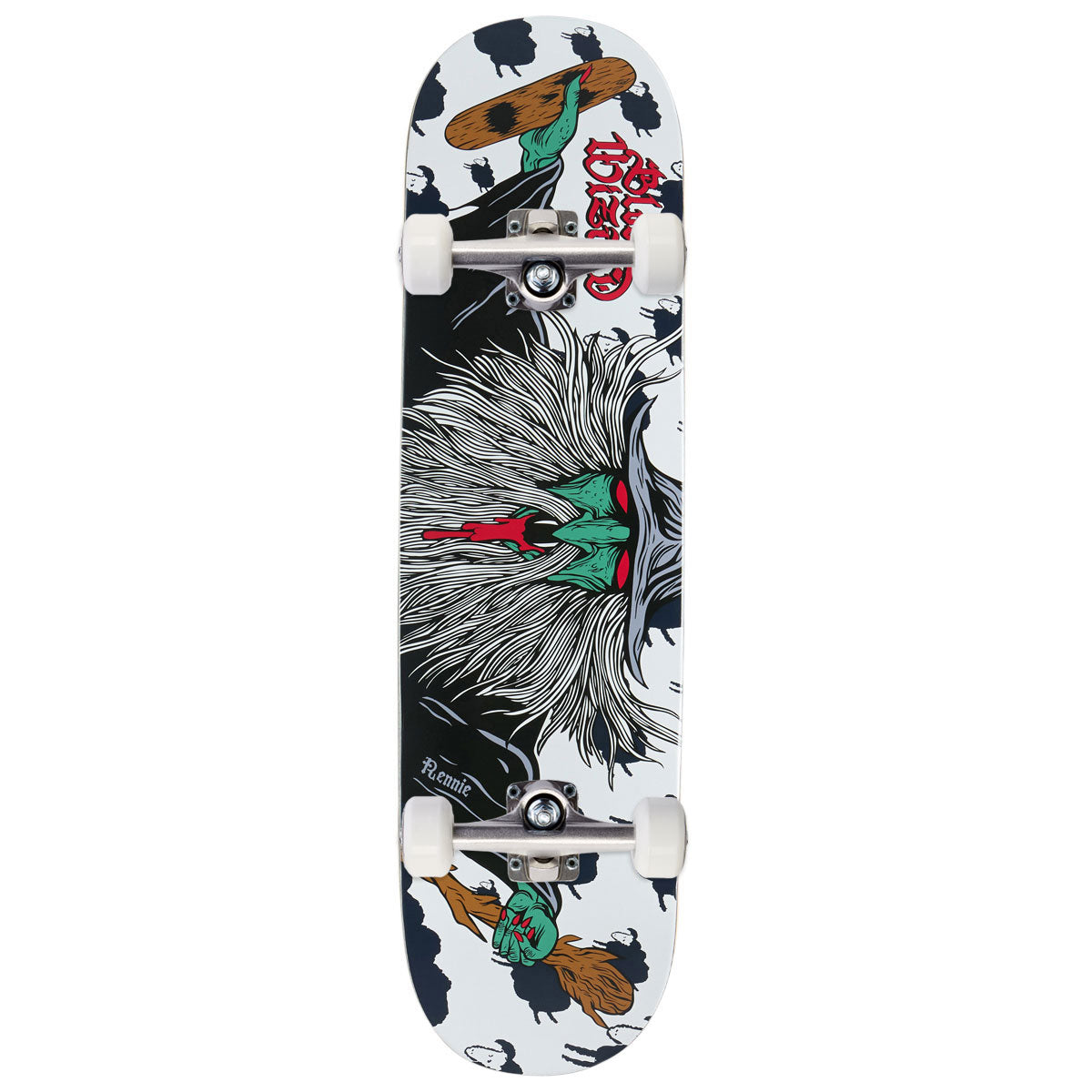 Blood Wizard Flying Wizard Rennie Skateboard Complete - 8.50