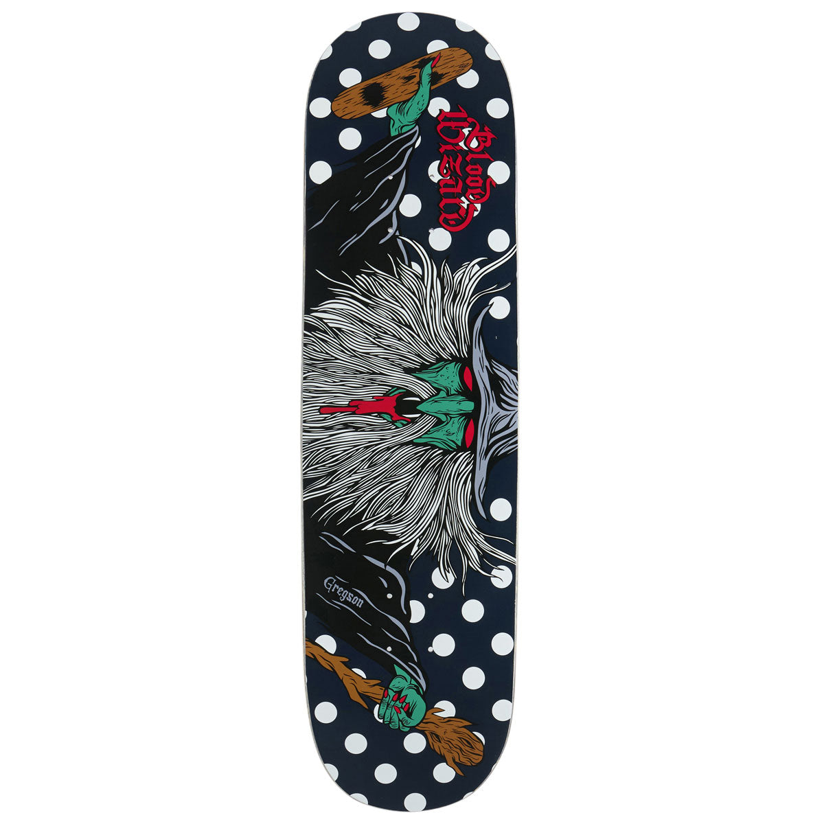 Blood Wizard Flying Wizard Gregson Skateboard Deck - 8.60