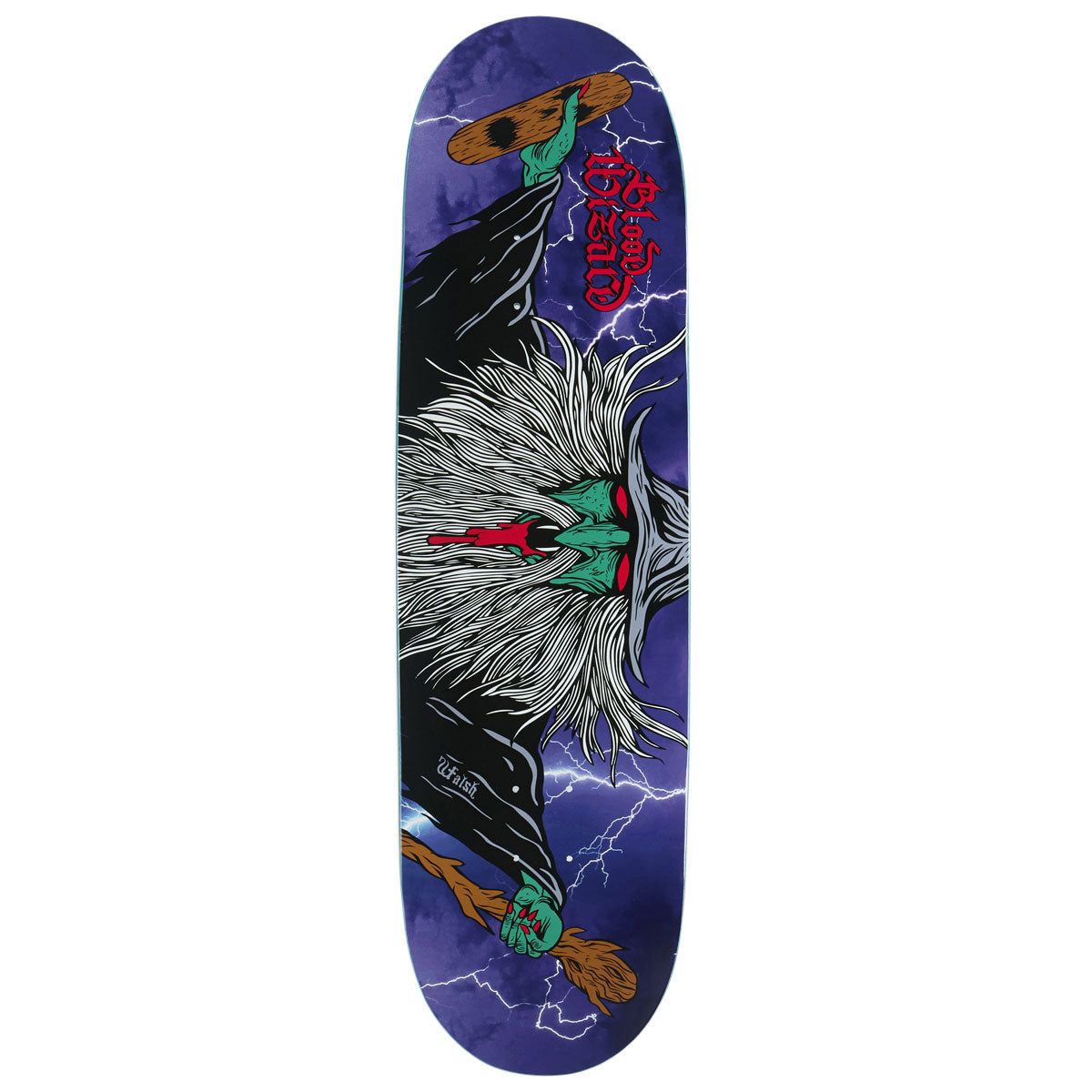 Blood Wizard Flying Wizard Walsh Skateboard Deck - 9.00
